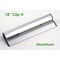 Electriduct Clip-It Strip 18" Magnetic Note and Paper Holder- Aluminum HM-CSA-18 - alternate 1